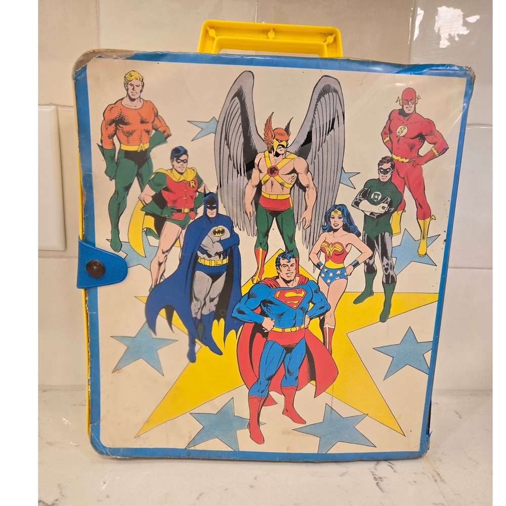 Vintage Kenner Super Powers Collection Vol 1 Action Figure Carrying Case DC 1984